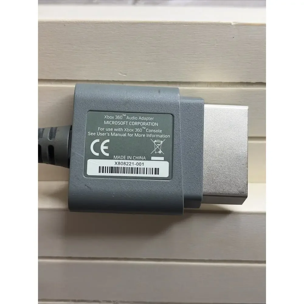 Original OEM Microsoft Xbox 360 Audio Adapter - Mint